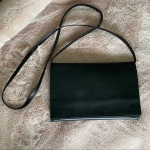 1980s Leather Crossbody Passport Bag